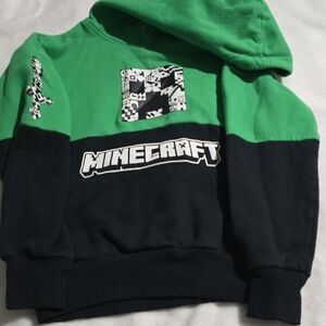 Green and Black Kids Hoodie